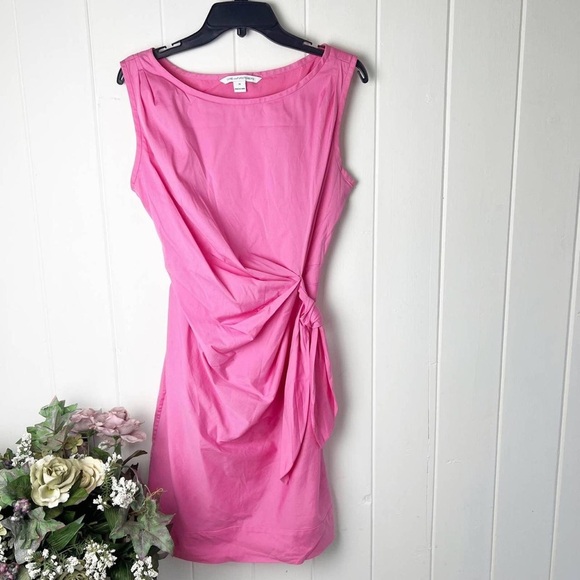 Diane Von Furstenberg Elegant Pink Sleeveless Dress Size 4 - Picture 2 of 6